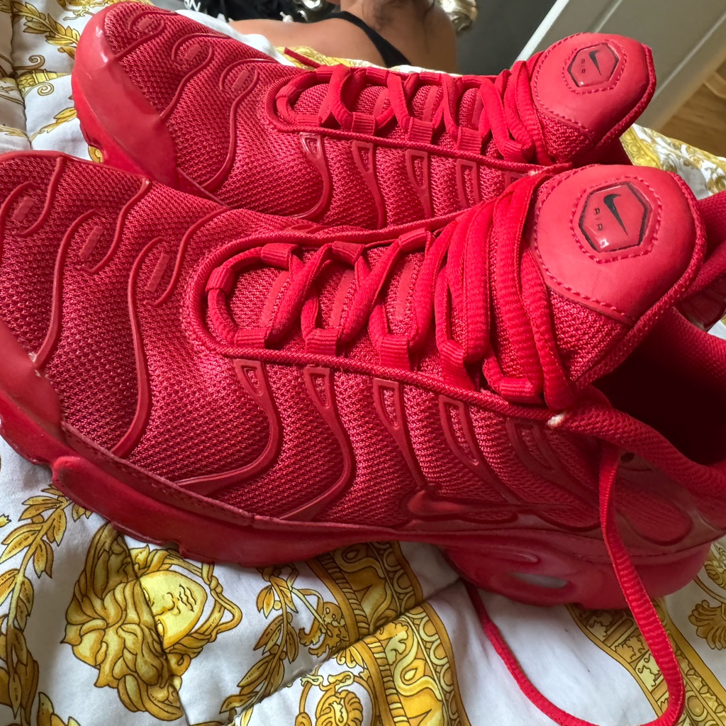 Nike Red Women's Sneakers Worn Once
